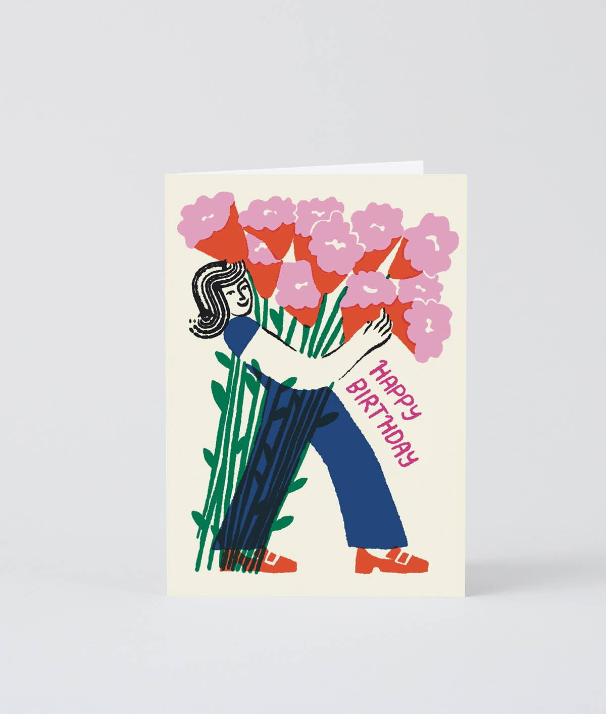 dubblefilm-happy-birthday-flower-bouquet-gru-karte image 2