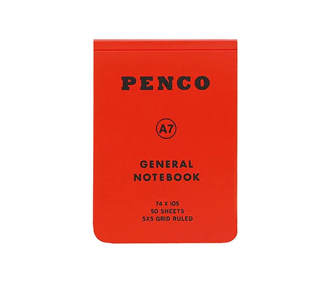 penco-soft-pp-notebook-a7-notizbuch-kariert-schwarz image 1