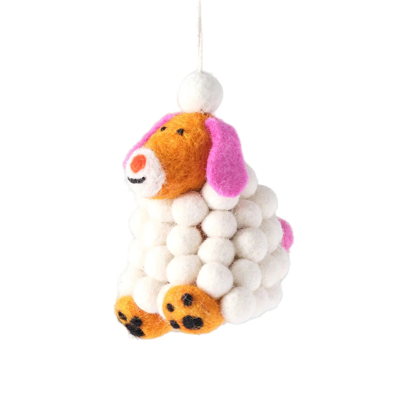 dubblefilm-minu-filzanh-nger-hund-schneeball-wolle image 1