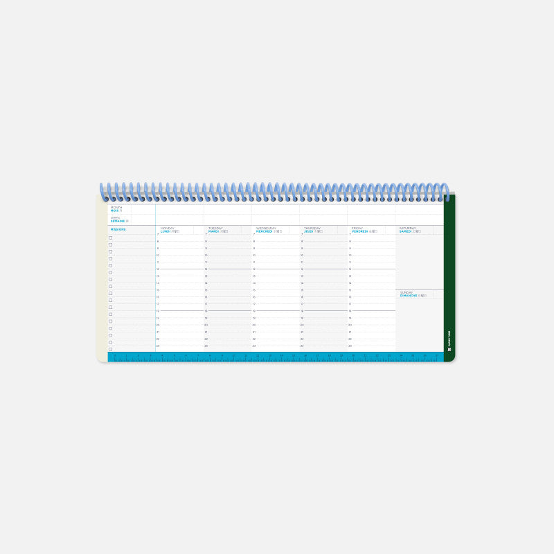 dubblefilm-planning-papier-tigre-wochenplaner-52-seiten-recycling image 3