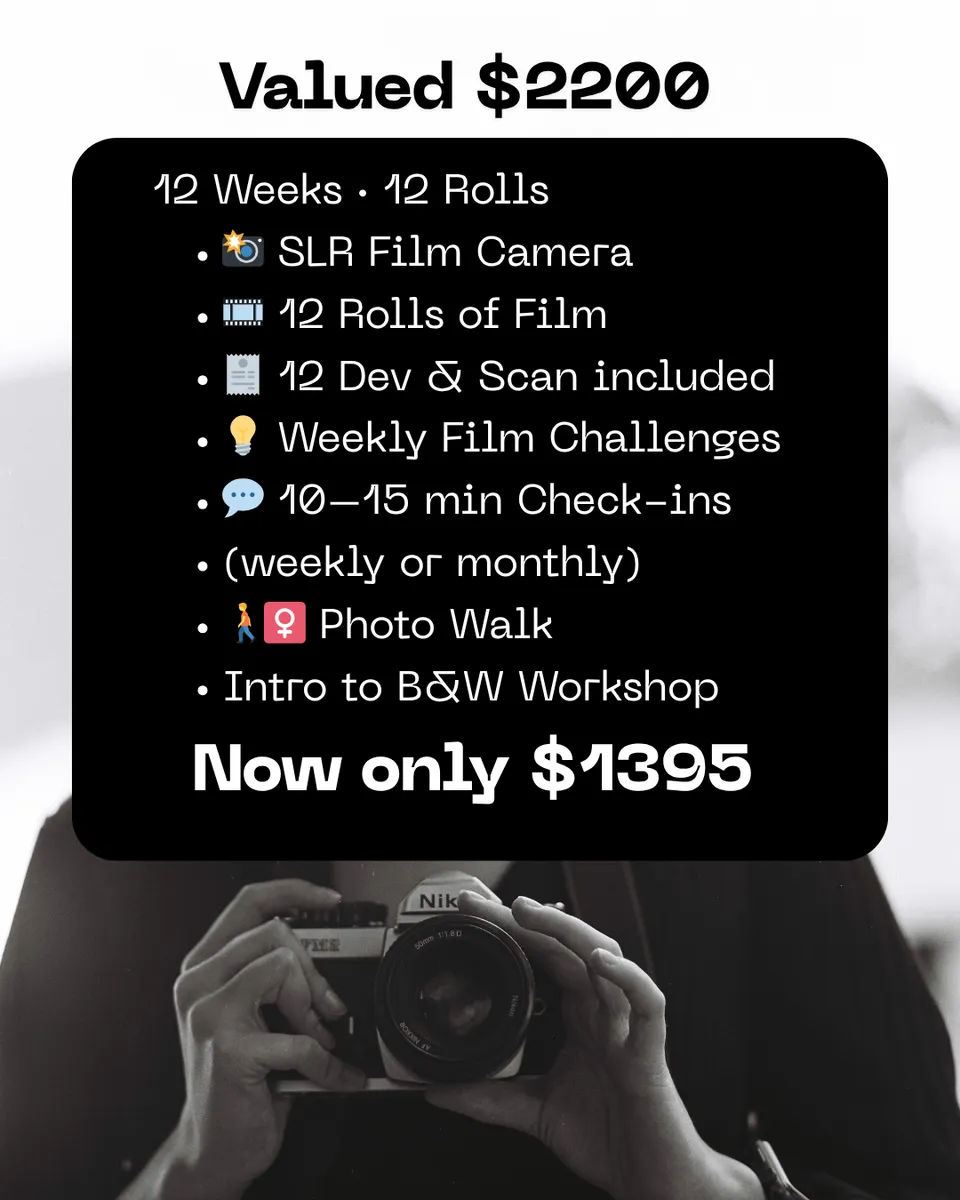 filmneverdie-slr-kamera-set-analog-mit-12-filmen-kurs image 1