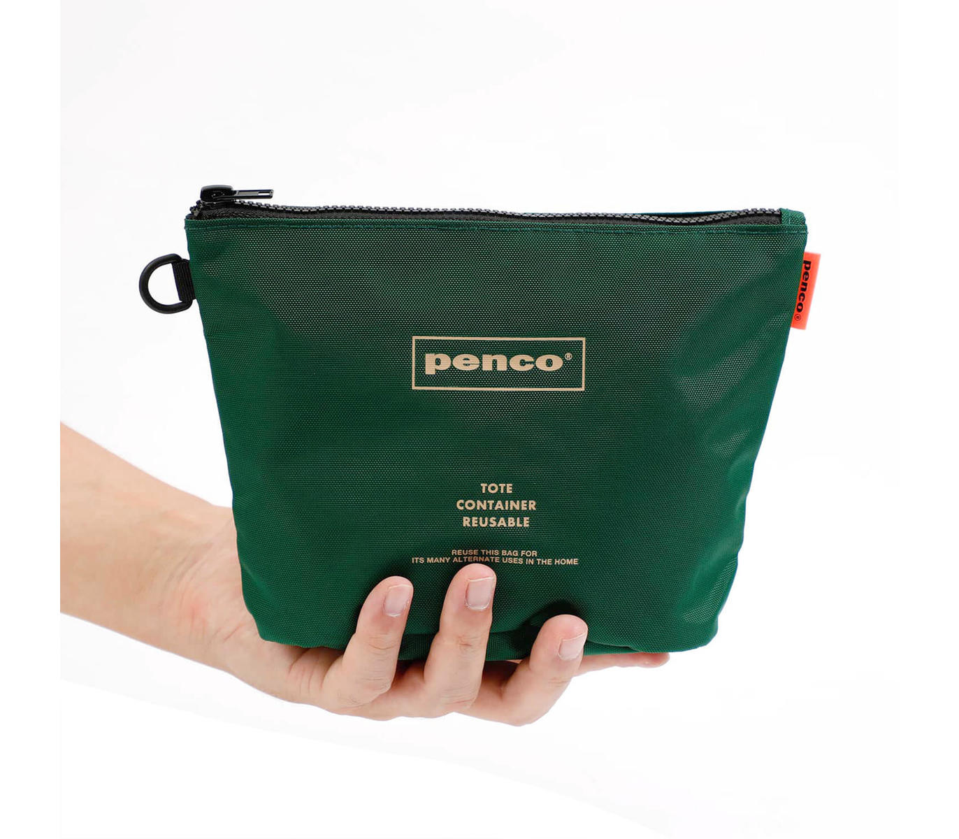 penco-bucket-stifteetui-nylon-orange-standfest image 4