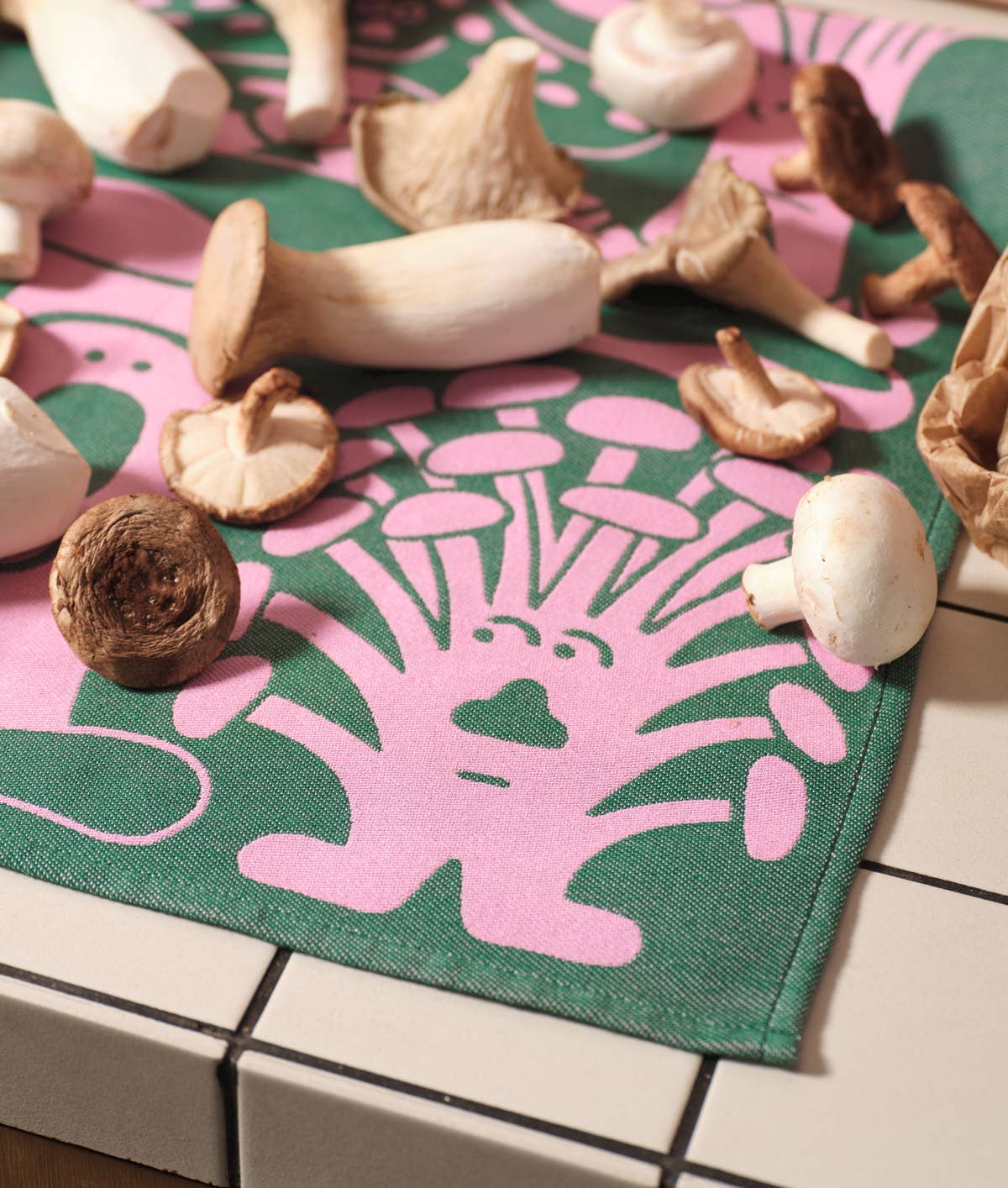 dubblefilm-mushrooms-geschirrtuch-pilze-50x70-6er-pack image 2