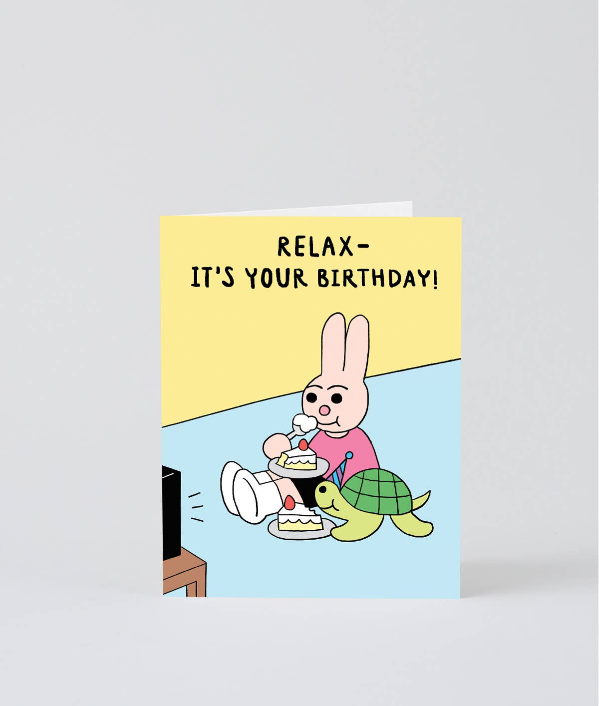 dubblefilm-stationery-relax-it-s-your-birthday-gru-karte-mit-umschlag image 2