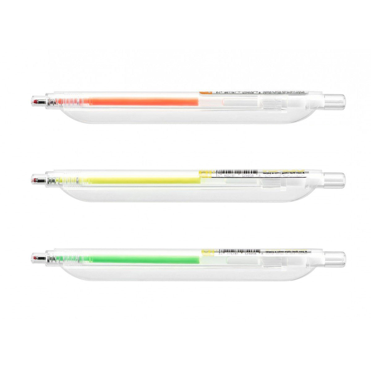 clipen-neon-clip-kugelschreiber-limon-mit-lesezeichen-0-7-mm image 1