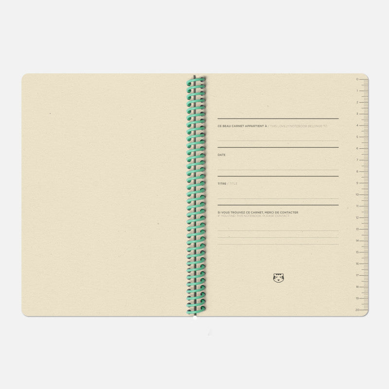 dubblefilm-papier-tigre-toil-notizbuch-a5-coral-blanko image 4