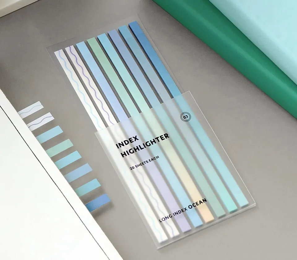 dubblefilm-index-long-highlighter-haftnotizen-tropical image 1