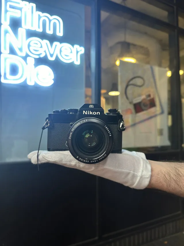 nikon-el2-spiegelreflexkamera-nikkor-36-72mm-f-3-5-schwarz image 1