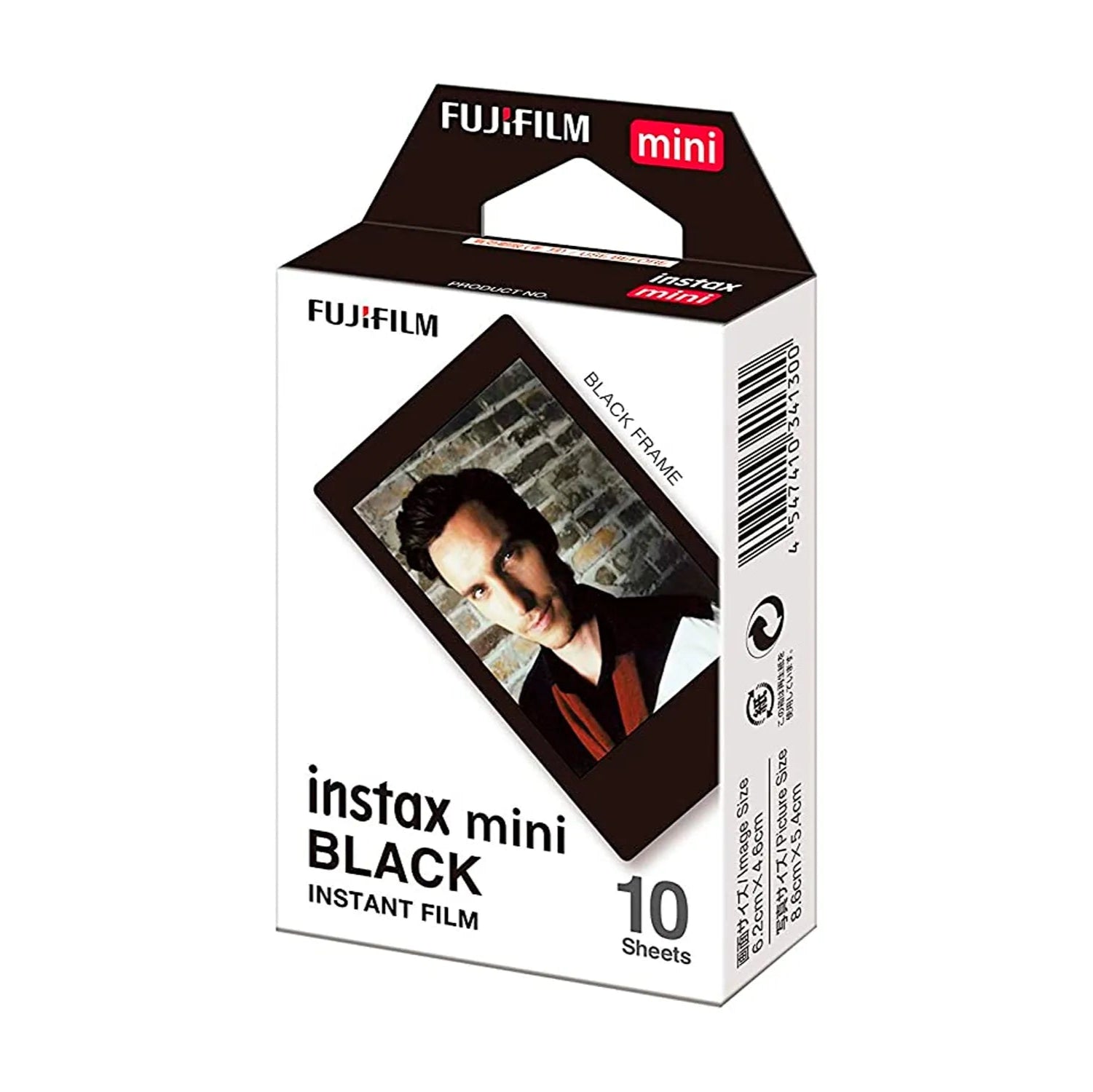 fujifilm-instax-mini-sofortbildfilm-black-frame-10-blatt image 1