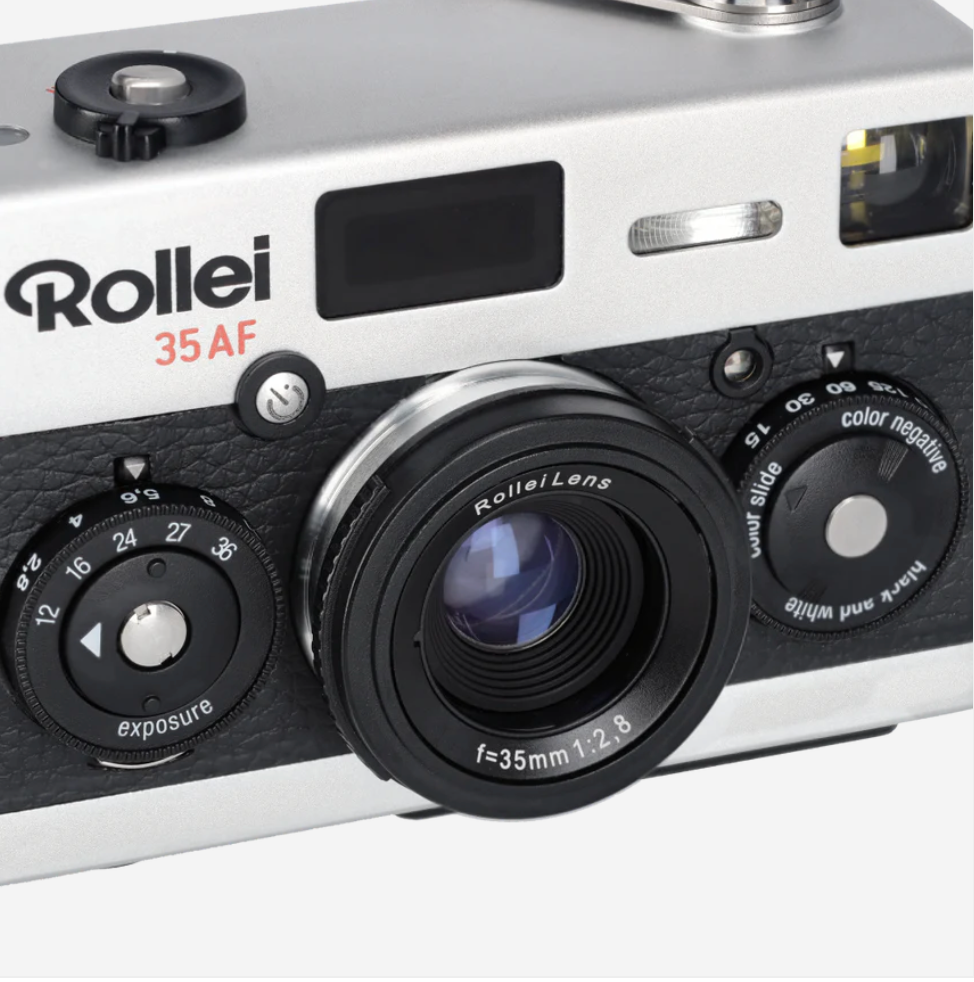 rollei-35af-analogkamera-35mm-kompaktkamera-chrom-mit-blitz image 5