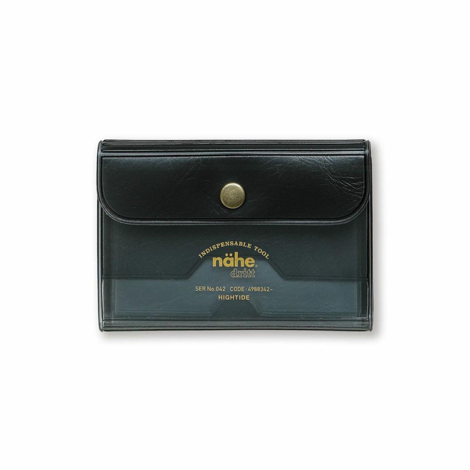 dubblefilm-kartenetui-pvc-transparent-10-f-cher-schwarz image 1