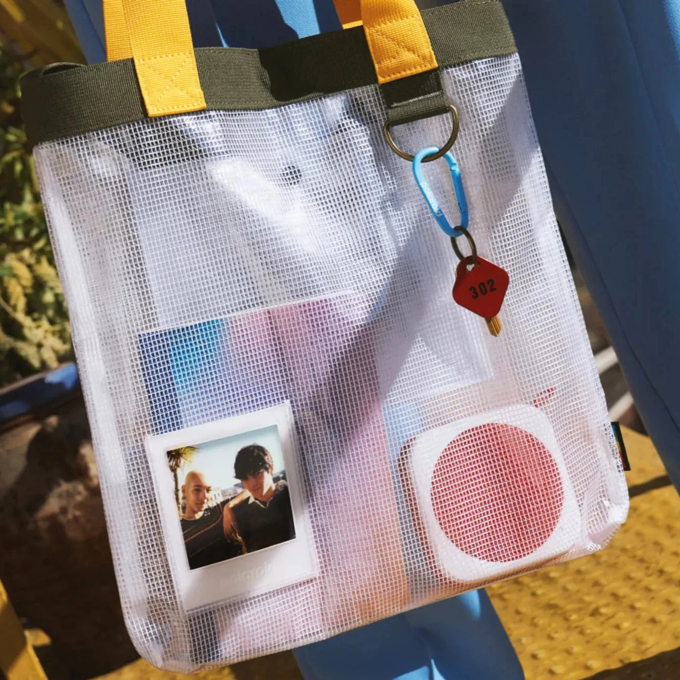 dubblefilm-polaroid-box-tasche-transparent-ripstop-personalisierbar image 3