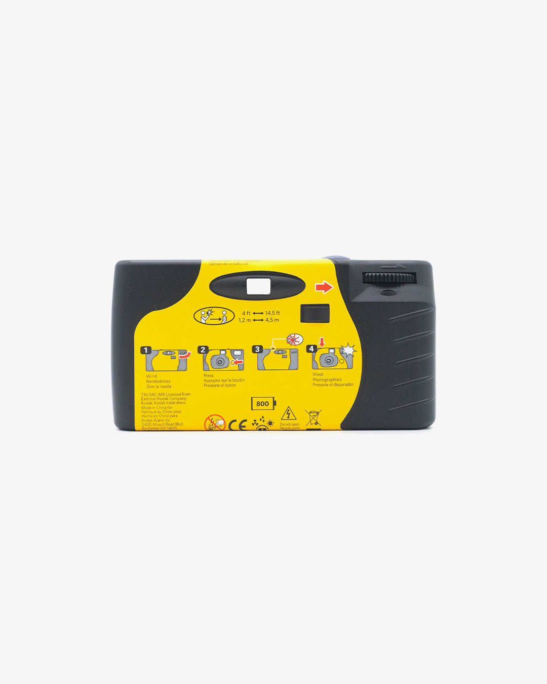 kodak-hd-power-flash-einwegkamera-39-bilder-mit-blitz-800-iso image 3