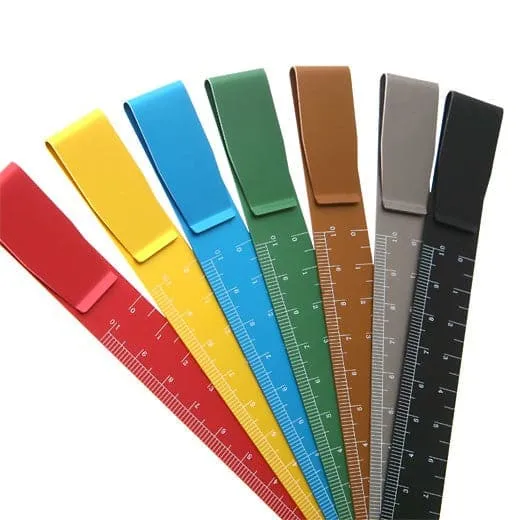 dubblefilm-stationery-clip-ruler-lineal-schwarz-mit-clip image 1