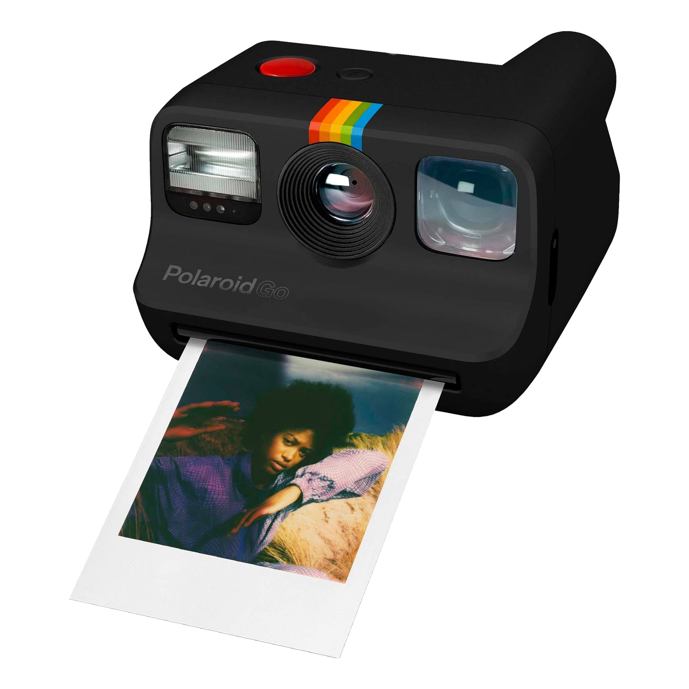 polaroid-go-sofortbildkamera-schwarz-mit-selfie-spiegel image 1