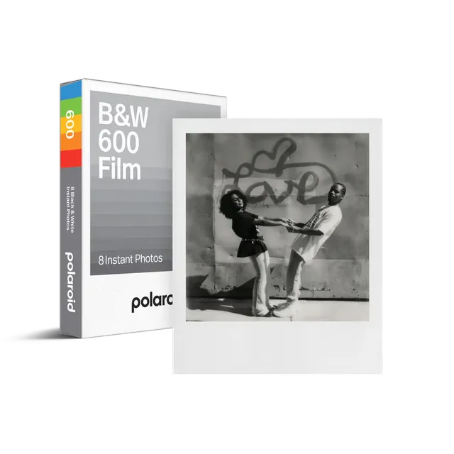 polaroid-600-sofortbildfilm-schwarz-wei-8-bilder image 1