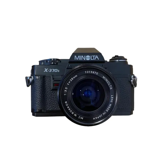 minolta-x-370-spiegelreflexkamera-mit-28mm-f-3-5-set image 1