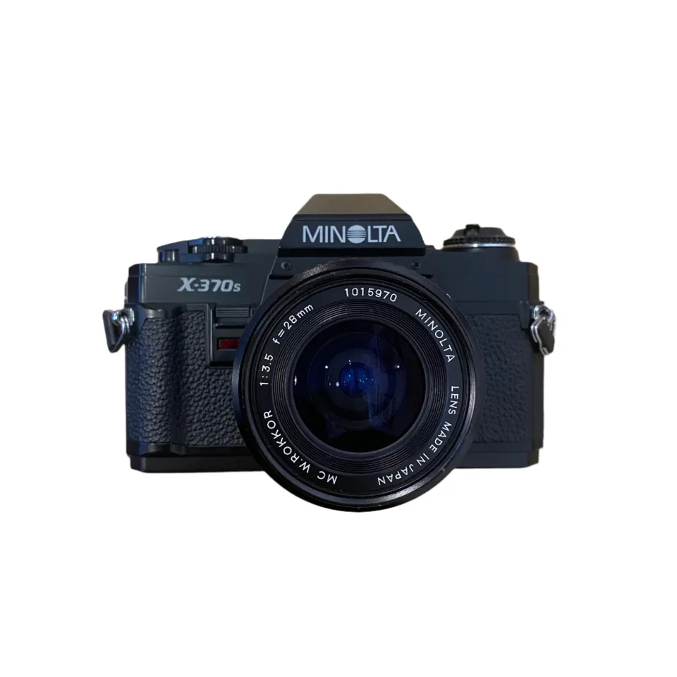minolta-x-370-spiegelreflexkamera-mit-28mm-f-3-5-set image 1