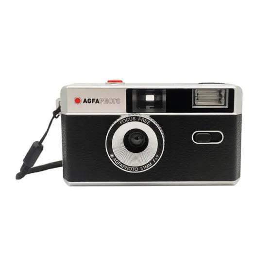 agfaphoto-reusable-35mm-kamera-set-schwarz-mit-3x-ilford-hp5 image 1