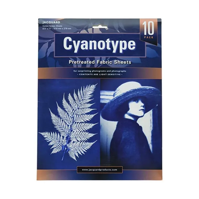 jacquard-cyanotypie-stoffbl-tter-baumwolle-f-r-fotogramme image 1