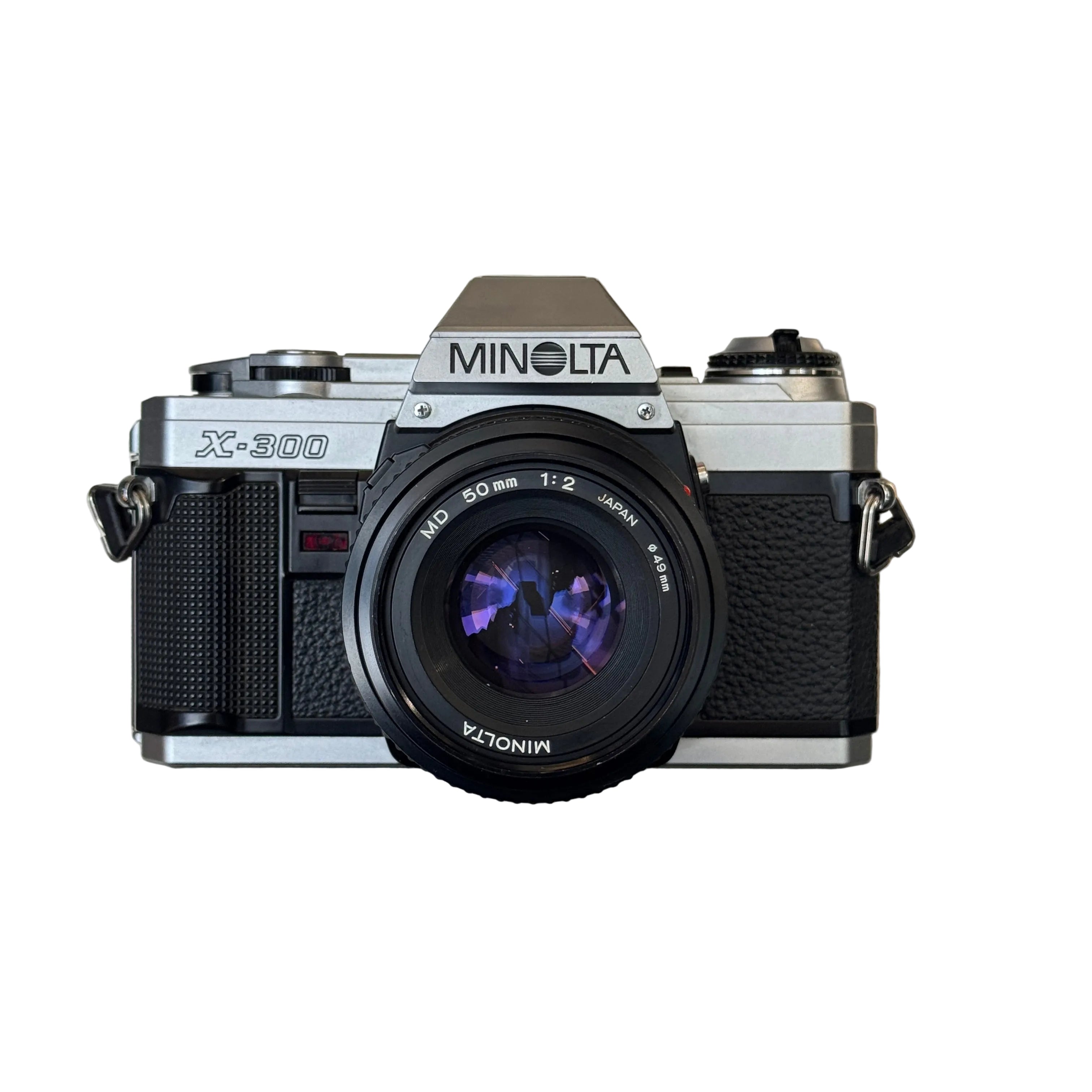 minolta-x-300-spiegelreflexkamera-mit-md-45mm-f-2-objektiv image 1