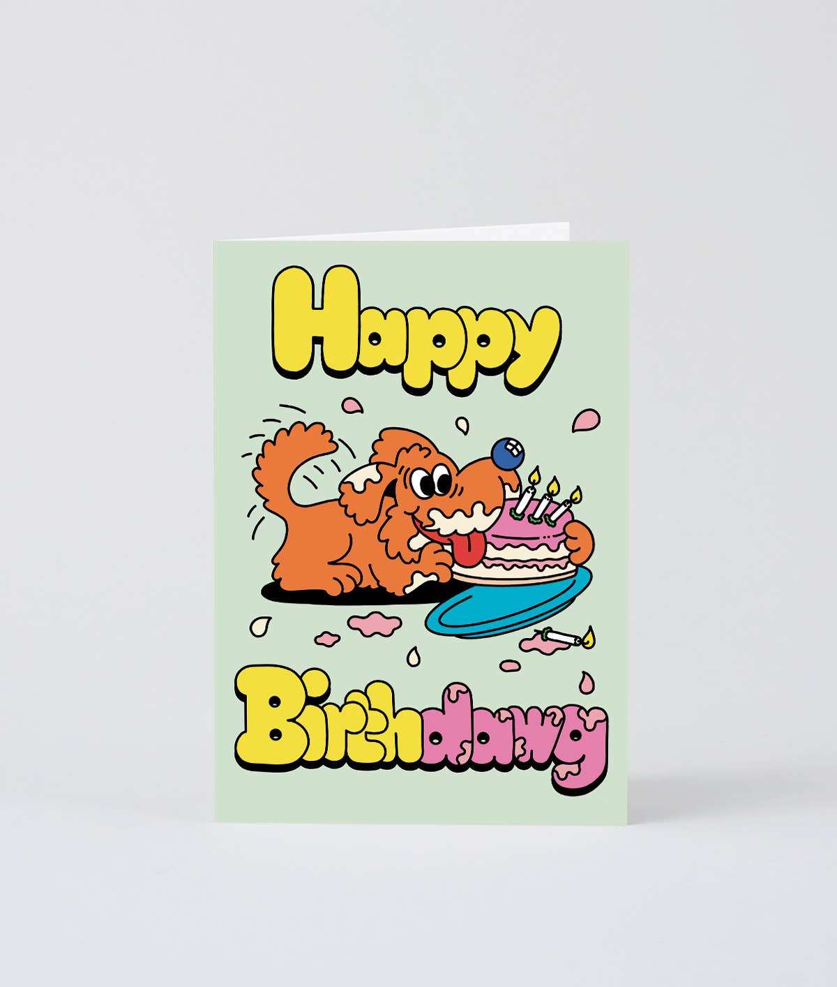 dubblefilm-happy-birthdawg-gru-karte-hund-mit-umschlag image 2