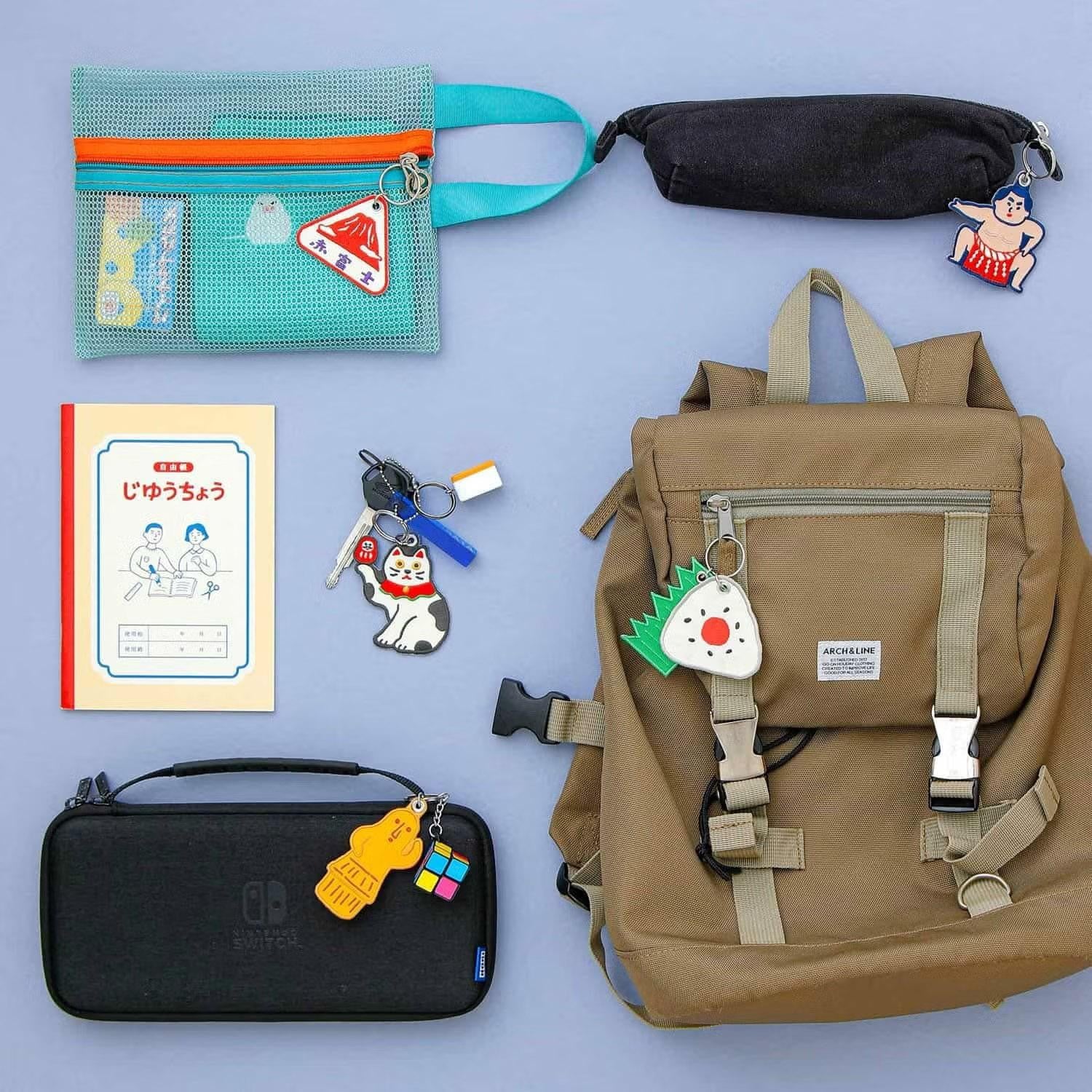 dubblefilm-stitch-work-manekineko-schl-sselanh-nger-bestickt image 2