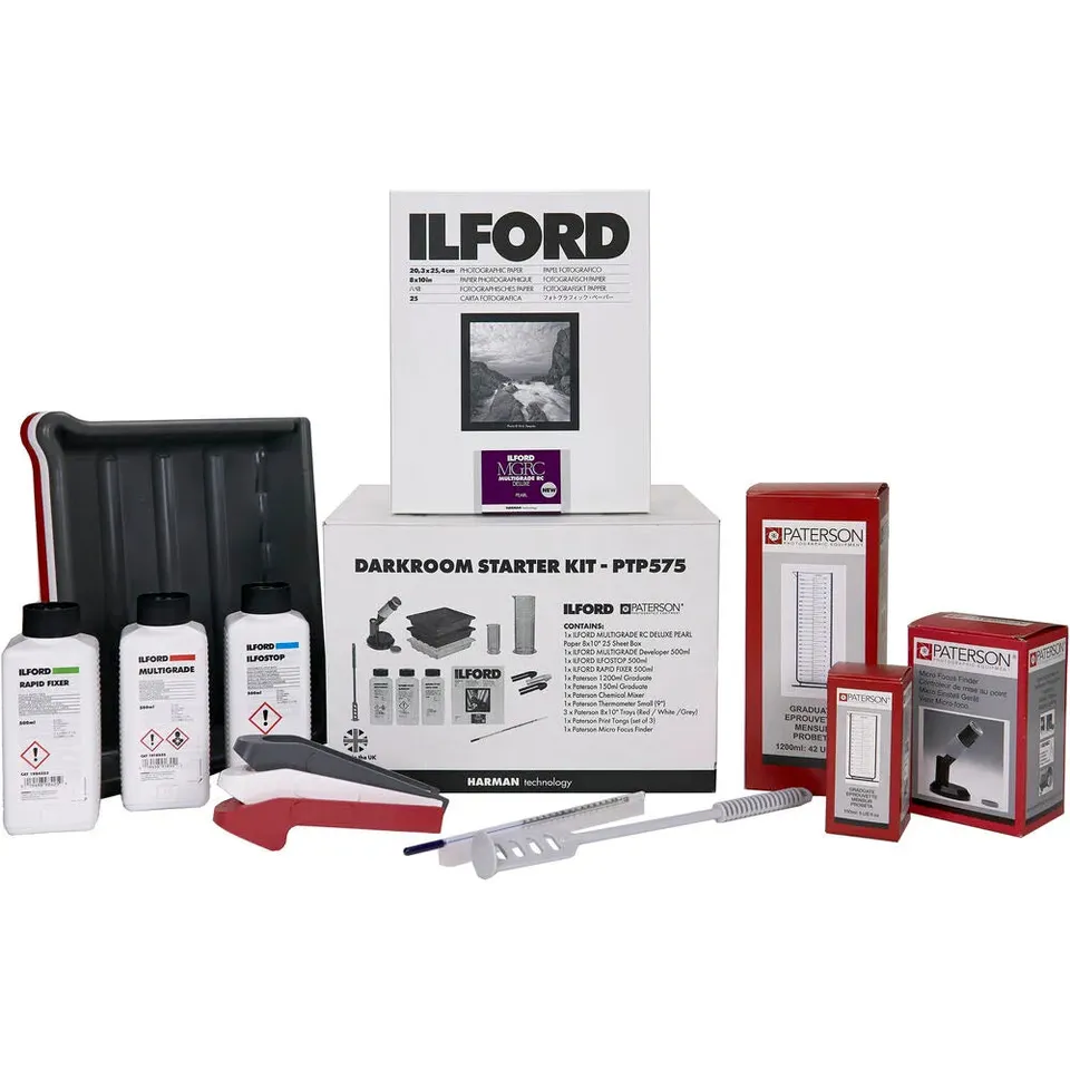 ilford-paterson-dunkelkammer-starterset-ptp575-25-blatt image 1