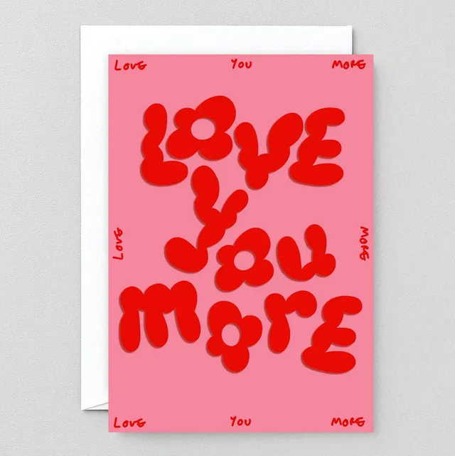 dubblefilm-love-you-more-grusskarte-liebe-mit-umschlag image 1