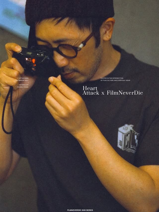 filmneverdie-heart-attack-t-shirt-schwarz-gelb-gr-m image 1