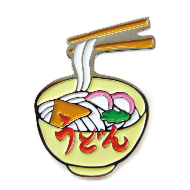 dubblefilm-pin-udon-anstecker-metall-gummi-halter image 1