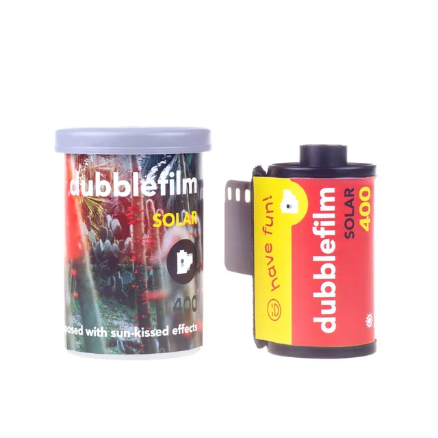 dubblefilm-solar-400-35mm-film-36-aufnahmen-lichteffekt image 1