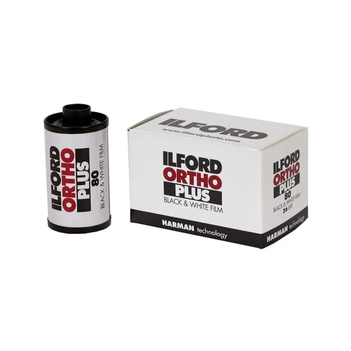 ilford-ortho-plus-35mm-s-w-film-orthochromatisch image 1