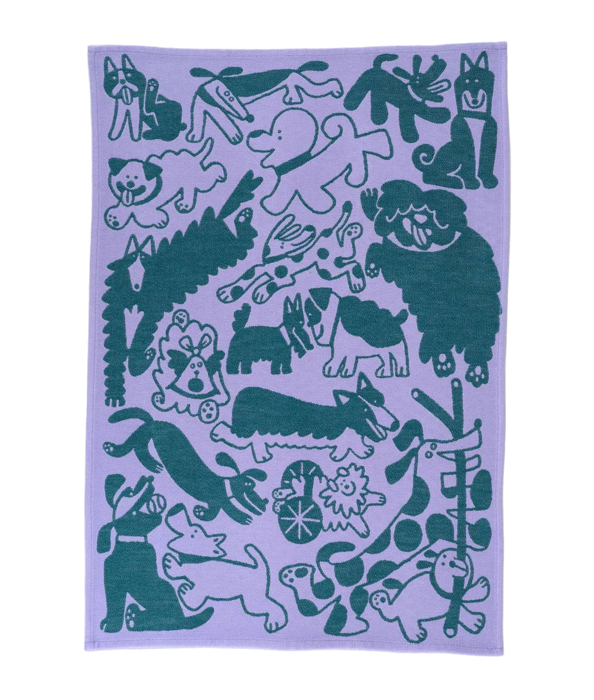 dubblefilm-dogs-day-out-geschirrtuch-baumwolle-50x70-lila image 1