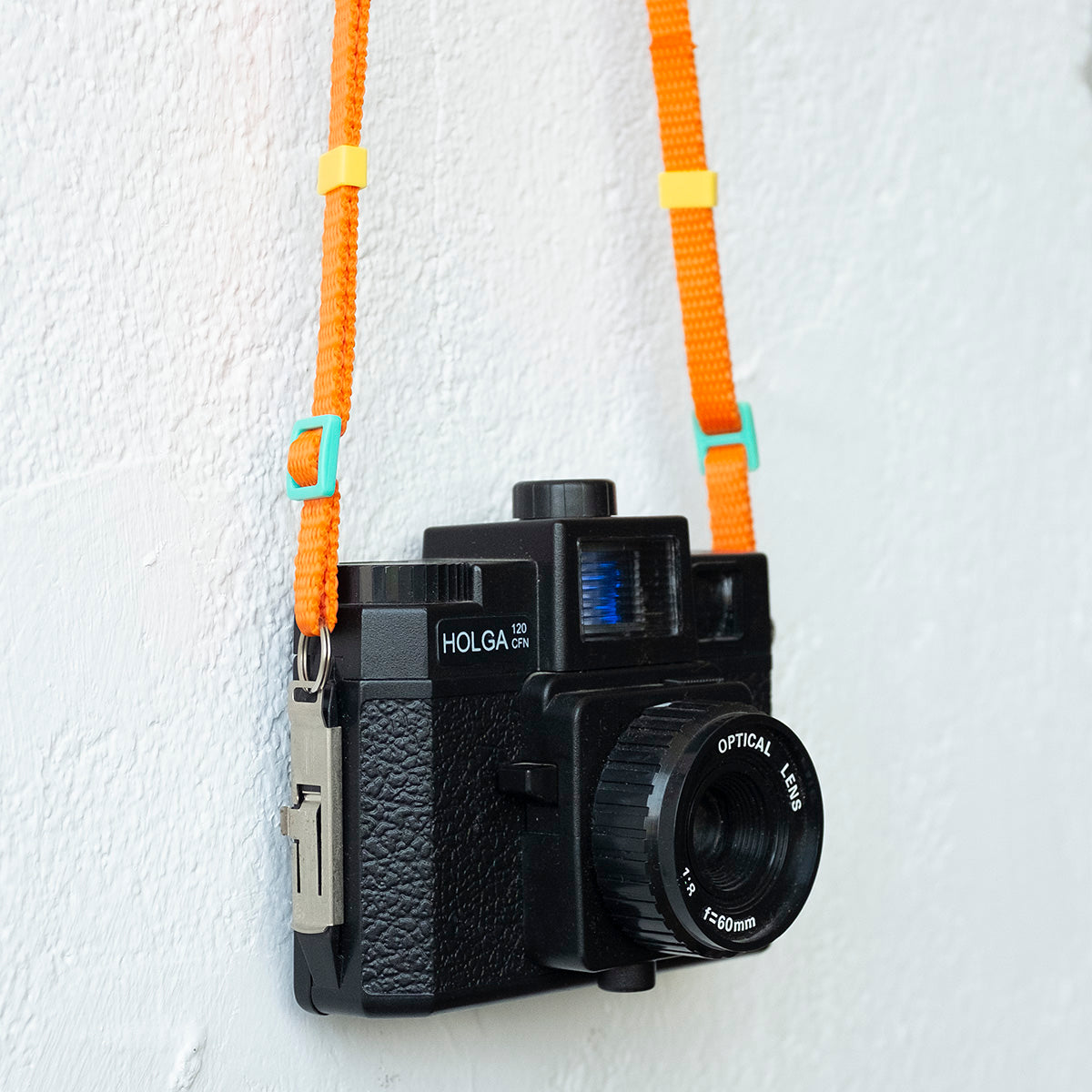 dubblefilm-dubblestrap-tepito-kameragurt-orange-handgemacht image 2