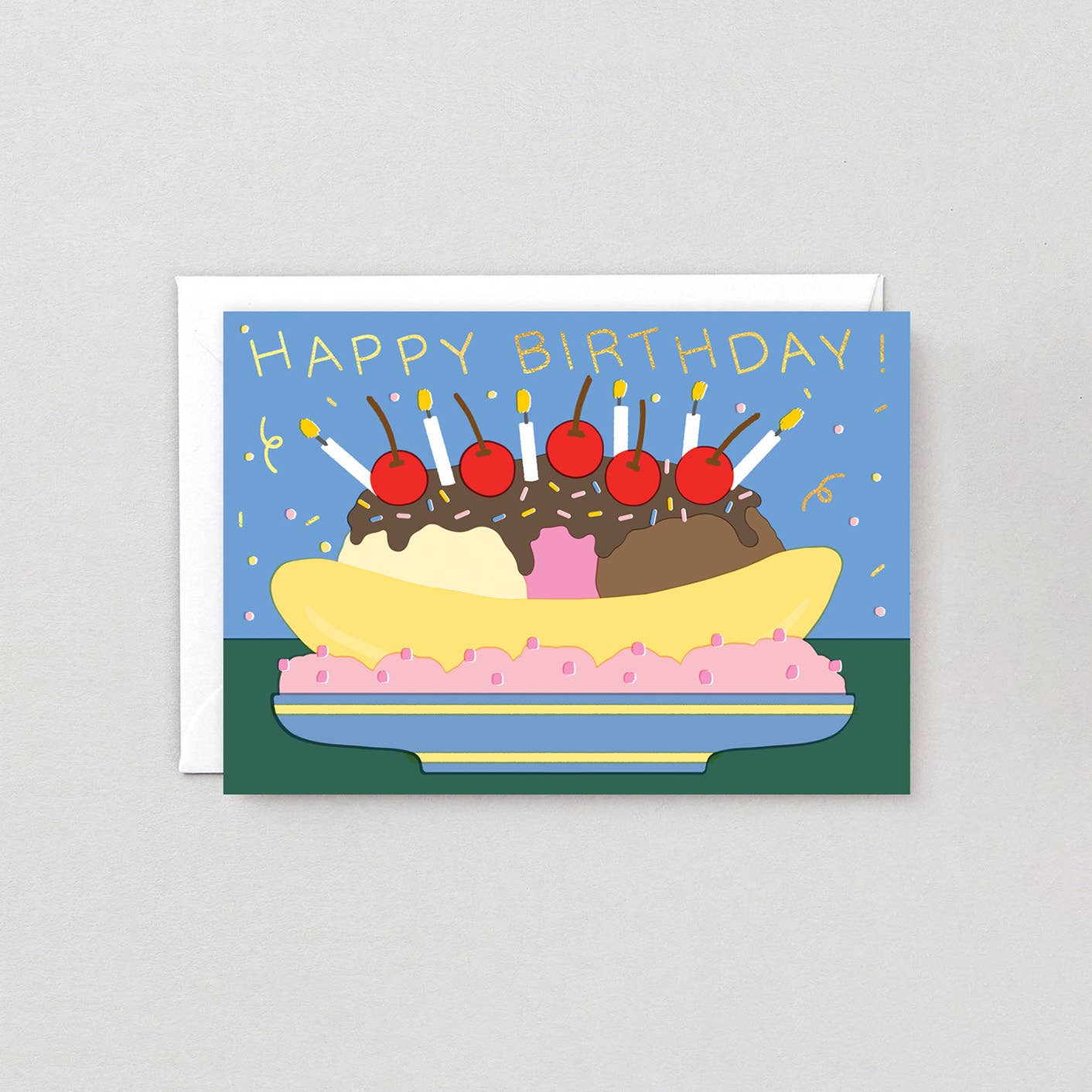 elena-boils-happy-birthday-banana-split-geburtstagskarte image 1
