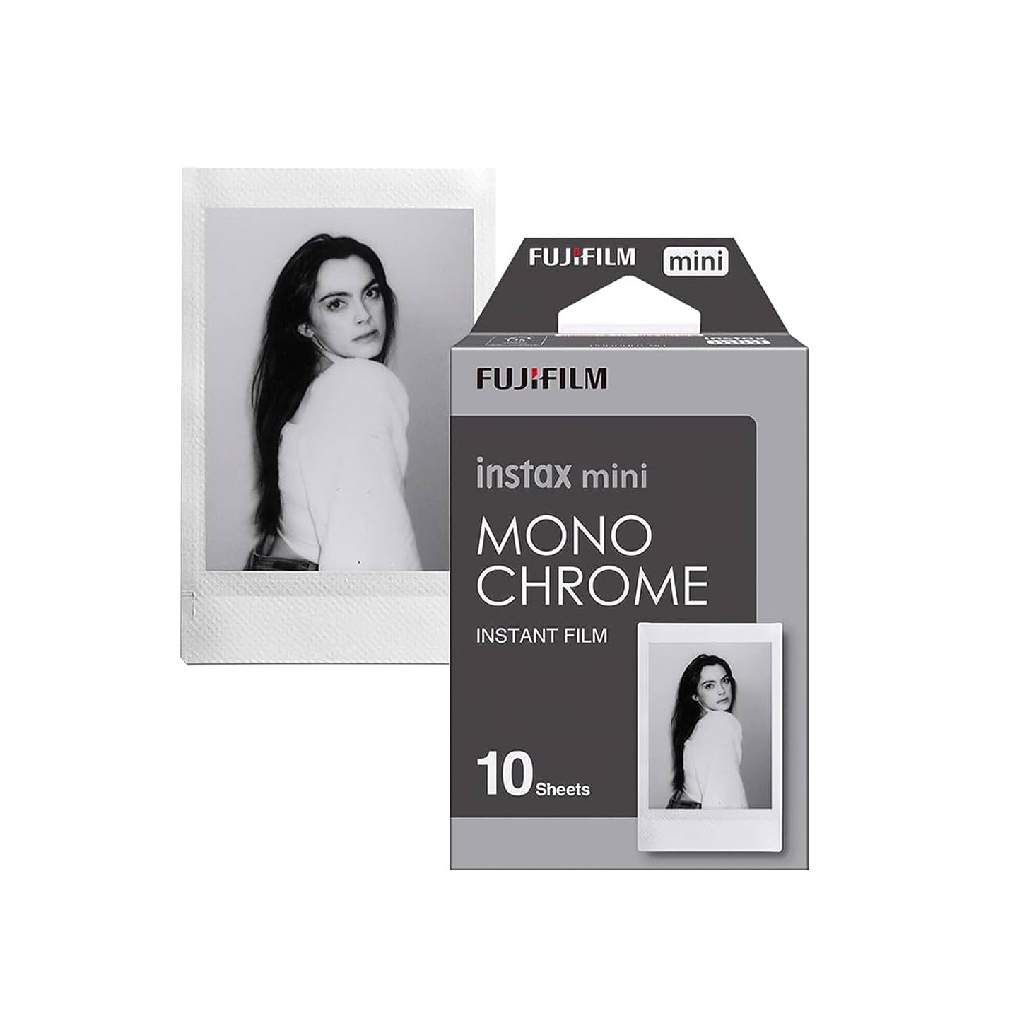 fujifilm-instax-mini-sofortbildfilm-monochrome-10-blatt image 1