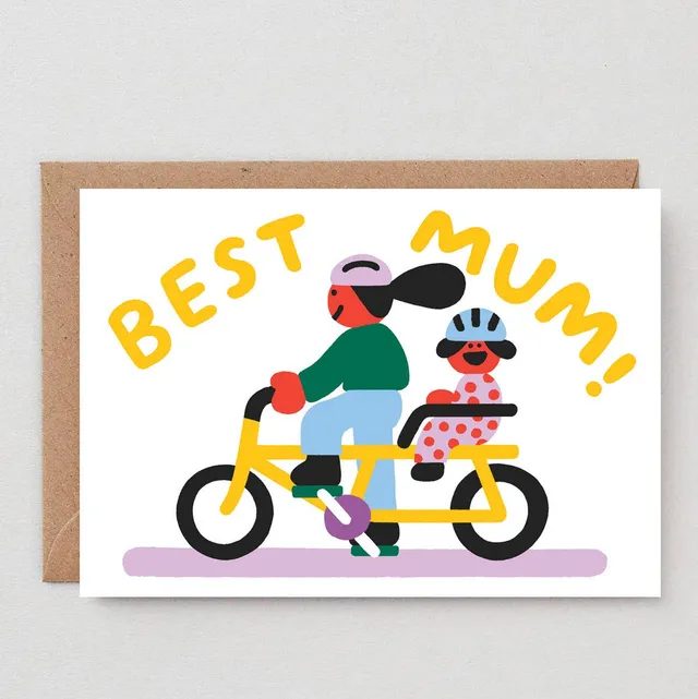 dubblefilm-stationery-best-mum-bike-ride-gru-karte-mama image 1