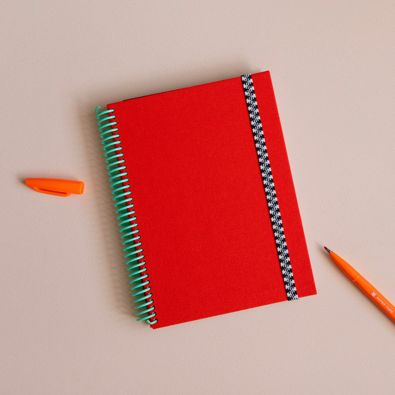 dubblefilm-papier-tigre-toil-notizbuch-a5-coral-blanko image 3