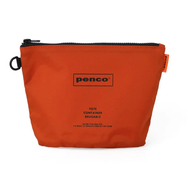penco-bucket-stifteetui-nylon-orange-standfest image 1