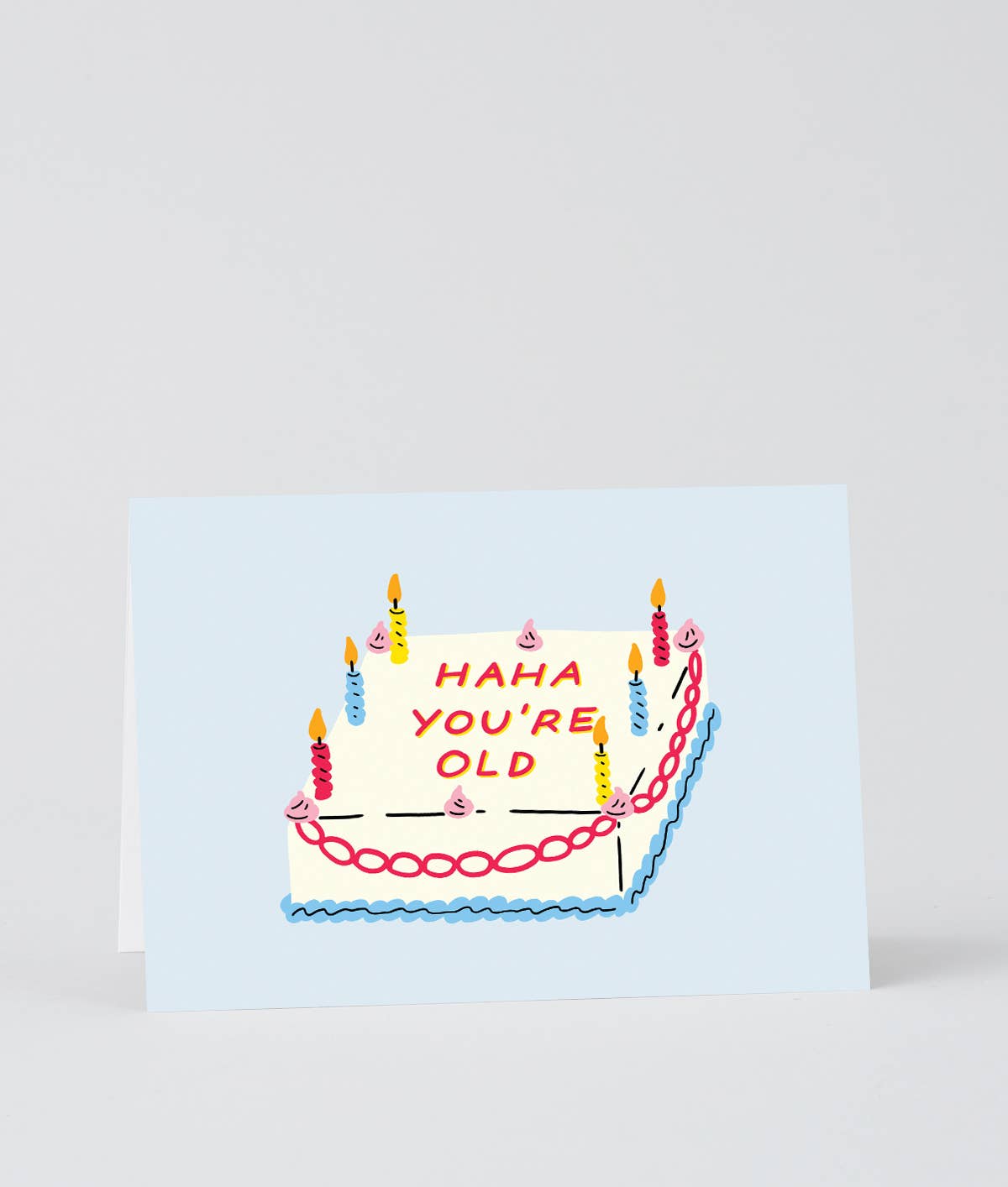 wrap-haha-cake-grusskarte-geburtstag-blanko image 2