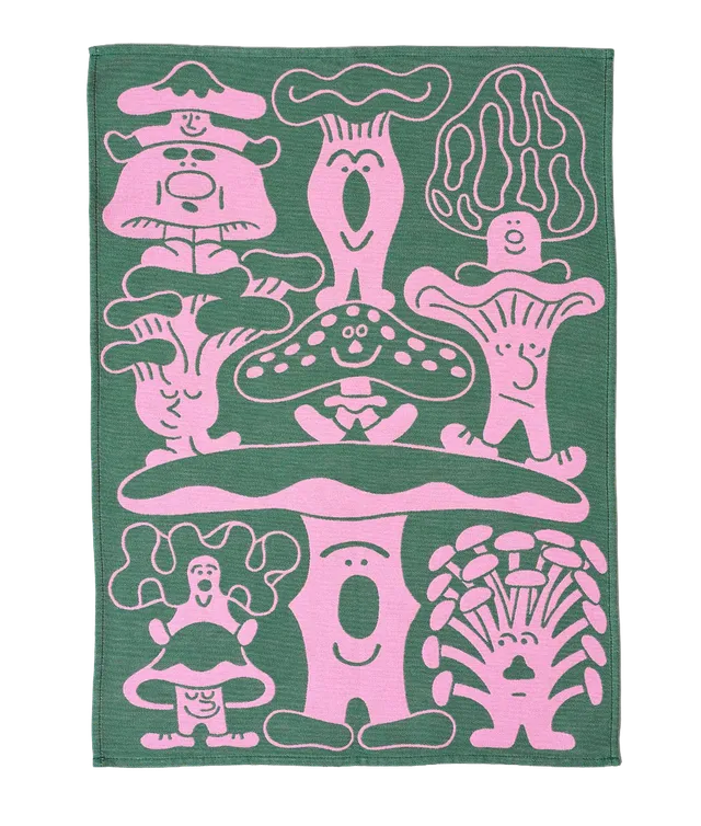 dubblefilm-mushrooms-geschirrtuch-pilze-50x70-6er-pack image 1
