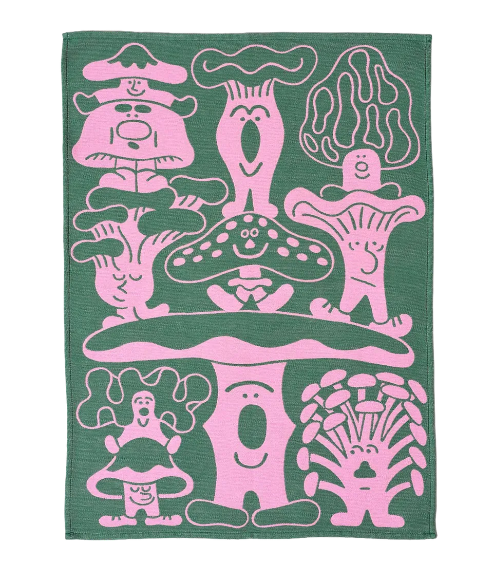 dubblefilm-mushrooms-geschirrtuch-pilze-50x70-6er-pack image 1