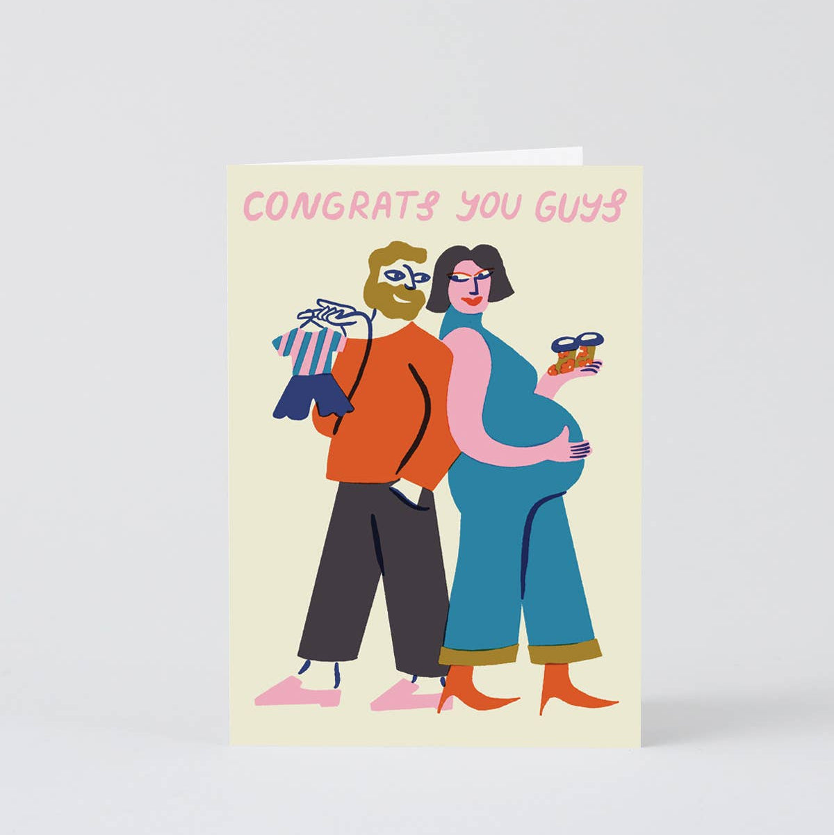 dubblefilm-congrats-you-guys-gl-ckwunschkarte-baby image 1