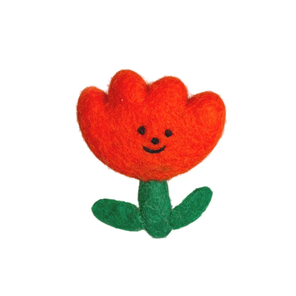 dubblefilm-flor-filzanh-nger-blume-wollfilz-weihnachten image 1