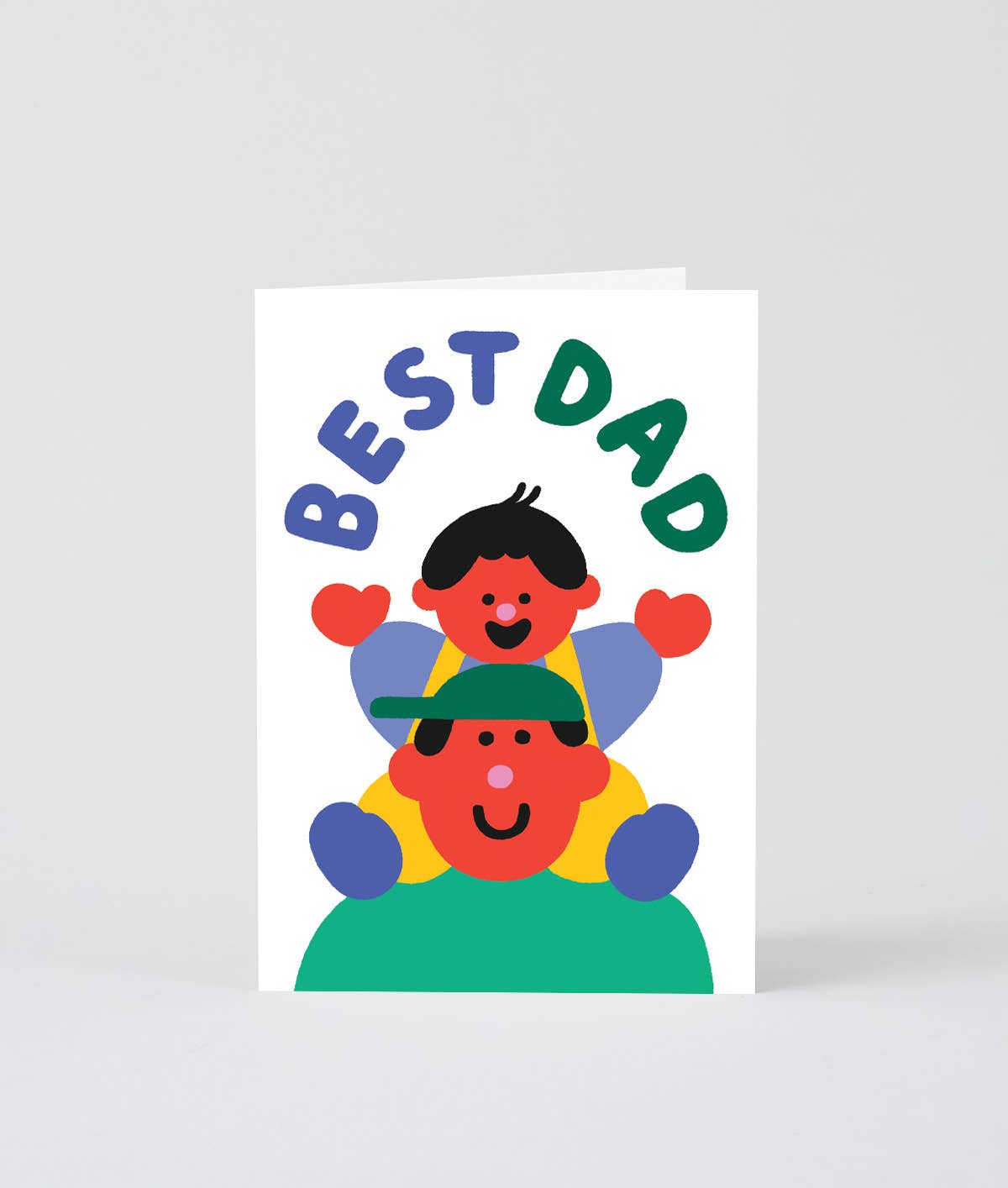 dubblefilm-best-dad-piggyback-gru-karte-blanko-mit-umschlag image 2