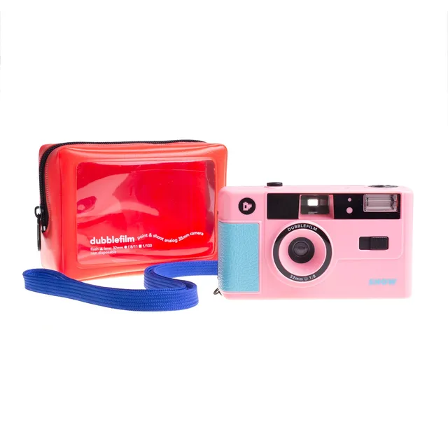 dubblefilm-show-35mm-kamera-pink-mit-blitz image 1